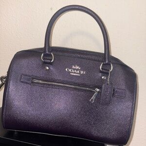 Coach deep Purple Satchel Bag